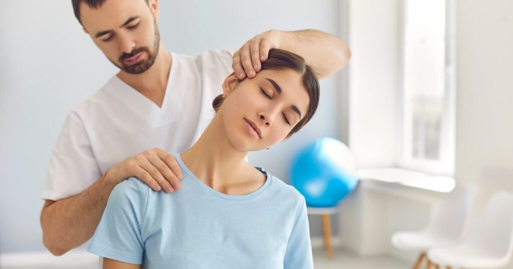 A Woman Taking Full Body Chiropractic Adjustments